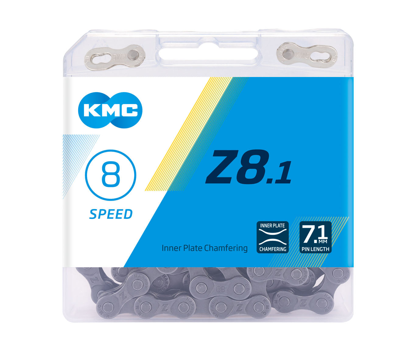 KMC Z8.1 7/8 Speed Chain Silver